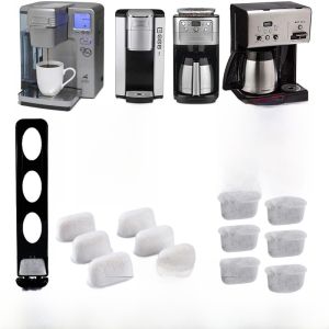Cuisinart เครื่องชงกาแฟอเมริกันน้ํา เสื้อกล้าม กรองเปิดใช้งานคาร์บอน Core Cleaner Scale Removal Powder Coffee Brewing อุปกรณ์เสริม เครื่องชงกาแฟ Cuisinart - Lazada