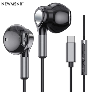 32Bit Digital 9D Super Bass Type C&3.5mm Earphones 14mm Moving Coil In Ear Headphones Magnetic BES/DAC Gamer Headset With HD Mic