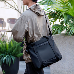 MARK RYDEN Hand-held tote bag single-shoulder crossbody bag detachable shoulder strap suitable for both men and women multiple compartmentsYKK zipper water-resistant fabric festival giftMR569