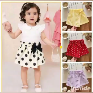 DD ..KPC Summer Casual Girl Toddler Ribbon Skort - super ganda - fabric from abroad - cotton fabric - timeless piece - casual office or party - classic piece - super kapal ng tela - hindi kayo magsisi Our aim is to produce quality clothes - premium fa