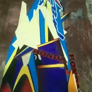 Stiker Striping Standar Supra X 2004 Dengan Kualitas Terbaik dan Warna Pekat