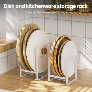 Wrought Iron Kitchen Organizer Drainer: Space-Saving Tableware Storage