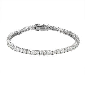 3MM All Moissanite Tennis Bracelets for Women 100% S925 Sterling Silver Bangle Fine Jewelry Wedding Engagement Bracelet Wholesale