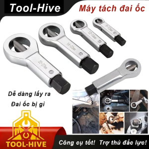 Dụng cụ tháo đai ốc hiệu quả Tool-Hive tách đai ốc ăn mòn thép Crom Vanadi bền lâu loại bỏ đai ốc & bulong hỏng 9-12mm & 12-16mm