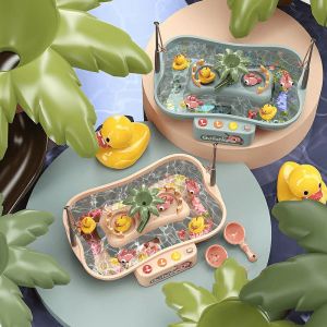 20 pcs children Fishing Game catch duck indoor sport scooping tiktok simulation kids toy permainan memancing kanak kanak
