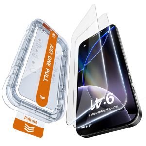 2 Pack AR Screen Protector for iPhone 17 Pro Max Air with Auto-Alignment Kit Auto Dust Removal Tempered Glass HD Clear