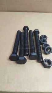 BAUT MUR BAJA KUNCI 19 M12 X 100 FULL DRAT PANJANG 10CM 10 CM BAUD HTB GRADE 8.8 HITAM M12X100 12X100 12 X 100 DIAMETER DRAT 10MM PITCH DRAT 1.75 SEKRUP SKRUP