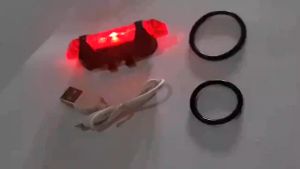 LED Lampu Sepeda Belakang USB Charge LED USB251 Untuk Peringatan Pencahayaan Cahaya PST