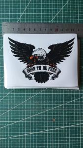Tem Decal Đại bàng Mỹ dán trang trí xe hơi nhà cửa tạo nét cá tính mạnh mẽ