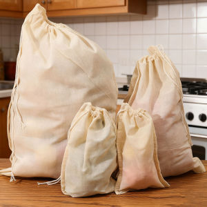 YESPERY Filter Bag Reusable Cotton Fiber Mesh Strainer Cheese Beer Tofu Homebrew Filter Cloth Kitchen Food Ferment Strainer Tool