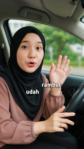 Ikat Rambut Cepol Jumbo Hijab Scrunchie Alsyahra Exclusive