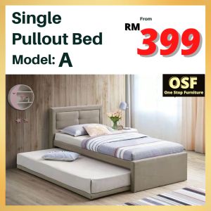 OSF Single Pullout Bed / Queen Pull Out / Single Storage bed / Mattress