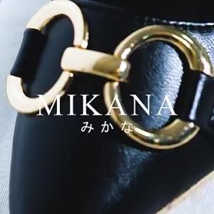 Mikana Gold Accent Seiren Pointed Toe Slingback Chain Sandals Heels for women office shoes 2 inches