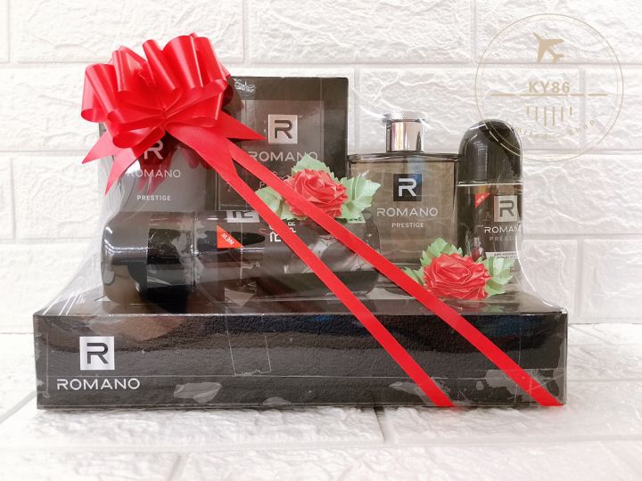 Romano Hamper Gift Set-For Men Gift Set- Set Lelaki We Wrapped