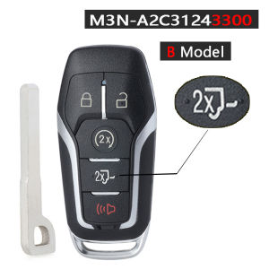 KEYECU 902MHz ID49 Chip M3N-A2C31243300 Smart Remote Key Fob for Lincoln MKC MKX for Ford Fusion Explore Edge F-Series Mustang