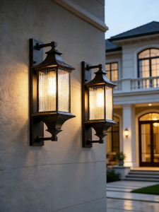 GAOBIGEGE | Outdoor Waterproof Solar Vintage Wall Light