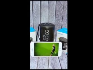 Bluetooth Speaker X7S With Led Wireless Alarm / Fm Radio