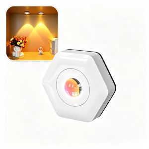 Night Light RGB Muti Color Wireless Remote Control Type-c Rechargeable Light Powered Cabinet Light For Kitchen Wardrobe Bedroom