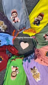 Hemat 3 PCS Legging anak perempuan usia 0-14 tahun motif karakter viral Celana legging anak