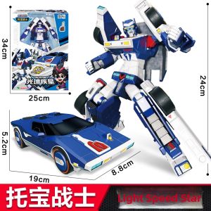 TUOBAOZHANSHI | Detective Galaxy Heavy Duty Titanium Transformable Robot Car