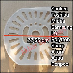 Tutup Penutup Spiner 6-7kg Bagian Dalam Spinner Tabung Pengering Mesin Cuci 2 Dua Tabung Merek Umum