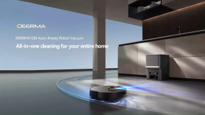 Deerma S30 หุ่นยนต์ดูดฝุ่นและถูพื้นในตัว Robot Vacuum and Mop Cleaner แรงดูด 13KPa เก็บฝุ่นอัตโนมัติ รองรับแอป Mi Home