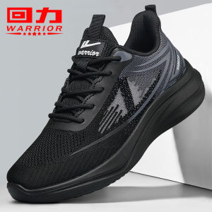 Mens Casual Running Shoes Anti-Slip Work Shoes Comfortable Breathable Mesh Inner Lightweight Flat Heel round Toe Sport Shoes