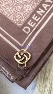 SKYSHOP HIJAB BLOOMIA SERIES BY DEENAY SIZE 115 X115CM BAHAN VOAL FINISHING SEWING KERUDUNG SEGIEMPAT MURAH