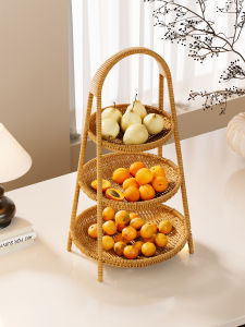 WUBUWEI | Creative Multi-layer Rattan Style Fruit & Snack Dish
