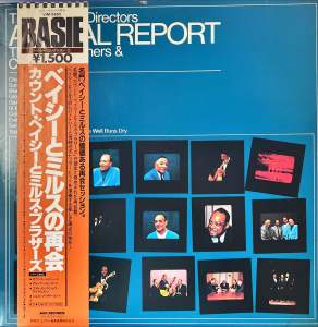 [ แผ่นเสียง Vinyl LP ] Artist : The Mills Brothers & Count Basie Album : The Board of Directors Annual Report Cover : VG++ Disc : NM Manufactured : Japan Released : 1981 Price : 1050