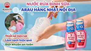 NƯỚC RỬA BÌNH ARAU 500ML - HÀNG NHẬT NỘI ĐỊA