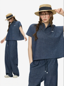 Turn Signal | Casual Sport T恤 Long Pants Set Female