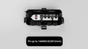 IP54 Weatherproof Extension Cord Cover 29x13.2x10cm Medium Outdoor Electrical Box Waterproof for Power Strip Outlet Plug Light