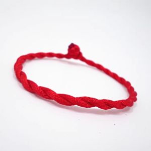 DIY Lucky Red Rope Bracelet Accessories 18cm Thin Red Rope Bracelet Fashion Jewelry Handmade Woven Cord Arm Candy