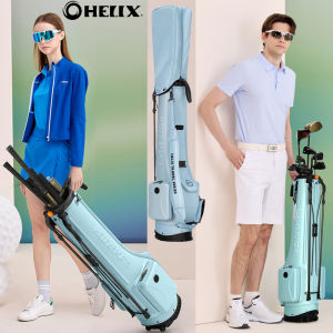 HELIX | Portable Quiet Wheeled Golf Bag 10 Clubs