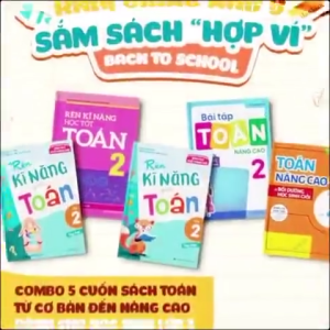 Sách: Combo 5 Cuốn Lớp 2: Toán Nâng Cao + Rèn Kĩ Năng Học Tốt Toán