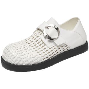 Agsdon | Autumn New Breathable Platform Peep-Toe Slip-on Shoe