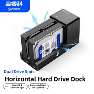 Orico | Multiple Size Supported External Hard Drive Dock 5 Slots