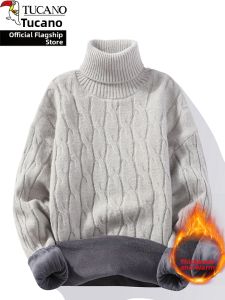 TUCANO | Turn-Down Collar Warm Insulated Sweater