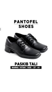 Working Sneakers For You Sepatu Pantofel Wanita Paskibra Sekolah Bertali Hitam Size 36 - 40