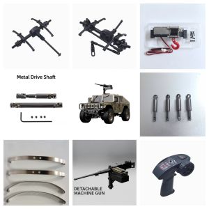 JJRC C8835 RC Car Part Accessories Gun Winch  Metal Shock Absorbers CVD Drive Shaft for C8835 RC Car Original Upgrade Metal Part