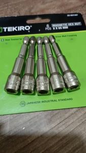 Tekiro Magnetic Hex Nut 8 x 65 mm & Mata Roofing Cod Kunci Sok
