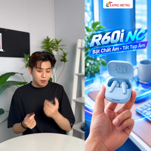 Tai nghe Bluetooth True Wireless Anker Soundcore R60i NC D1202 - Hàng chính hãng - Thiết kế nhỏ gọn kết nối mượt mà thời lượng pin tốt