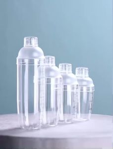 500ml/700ml/ Milktea Basic equipment set High Quality Thickened Acrylic Milk Tea Shaker Cocktail Juice Shaker Bot Blender Bar Supplies
