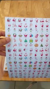 Sticker khen thưởng NOEL tờ A4 - 159 Stick - SP19