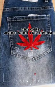 Quần jean nam đen thiết kế khoá kéo rách gối chất bò thêu logo cao cấp co giãn mẫu mới nhất TANBEO_SHOP