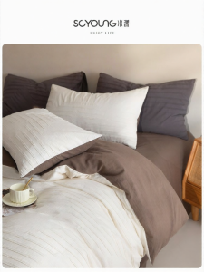 shui yang | Bộ Chăn Ga Gối Bằng Cotton Sạch 4 Món