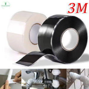 YESPERY 3M Plumbing Repair Tape High Strength Water Stop Teflon Tape Self-Adhesive Waterproof Pipe Sealant Tape for Bathroom Kitchen Leak Prevention