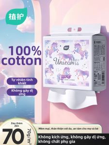 Botare | Khăn Giấy Dùng Một Lần Cho Bé Treo Tường 100% Cotton Đầy Đặn