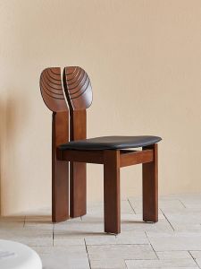 MU FENG ZHI NAN | Vintage Solid Wood Dining Chair